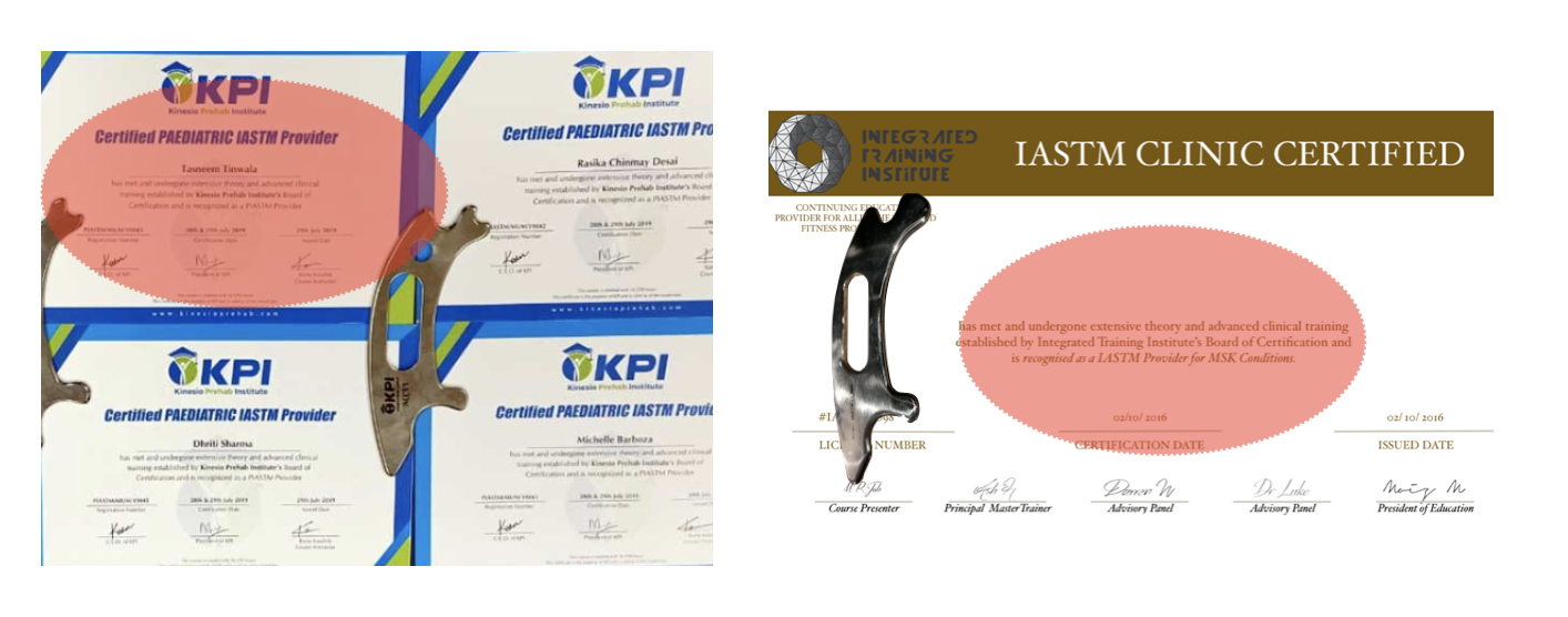 Kiastm copy certificates and copy iastm tool